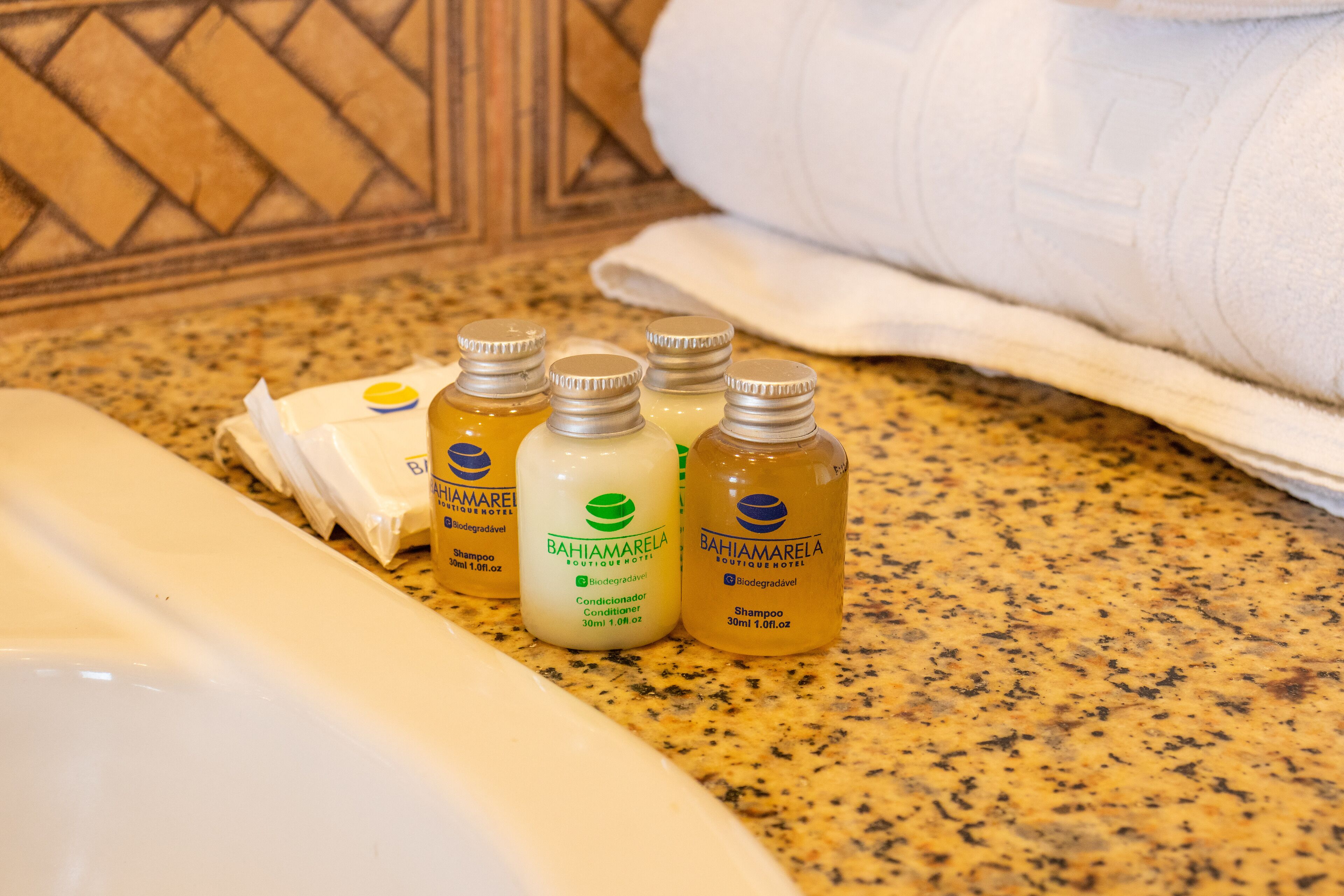 junior suite, ocean view | bathroom | shower, hair dryer, towels