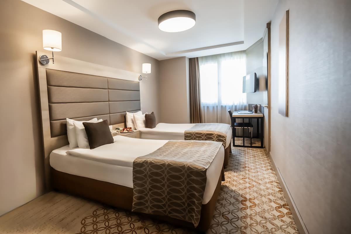 1 slaapkamer, hypoallergeen beddengoed, een minibar