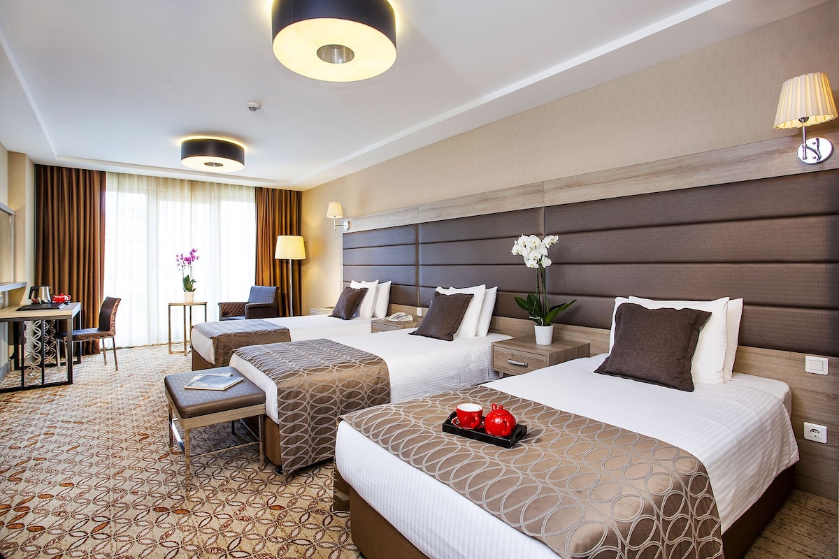 1 bedroom, hypo-allergenic bedding, minibar, in-room safe