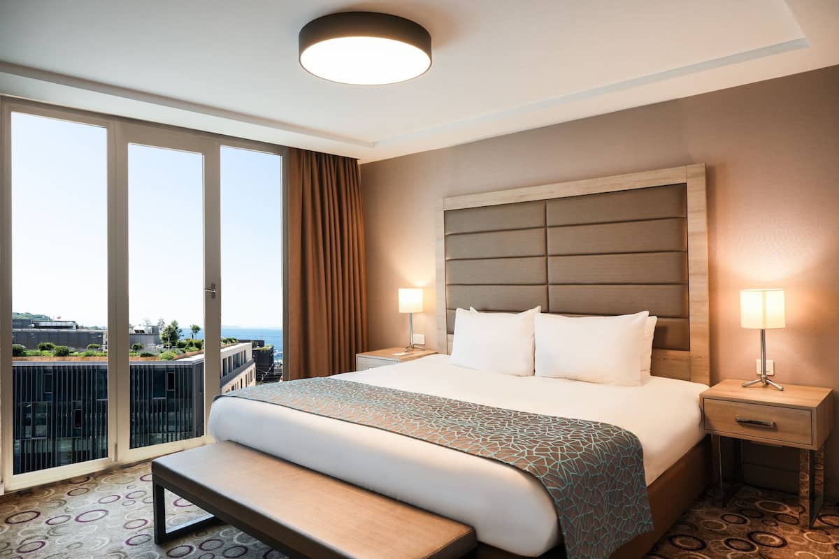 1 habitación, ropa de cama hipoalergénica y minibar