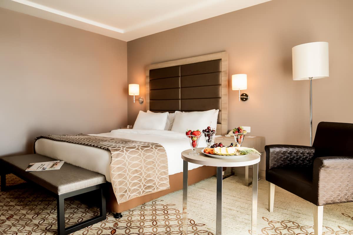 1 habitación, ropa de cama hipoalergénica y minibar