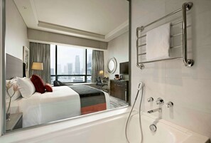 In-room safe, desk, blackout curtains, iron/ironing board