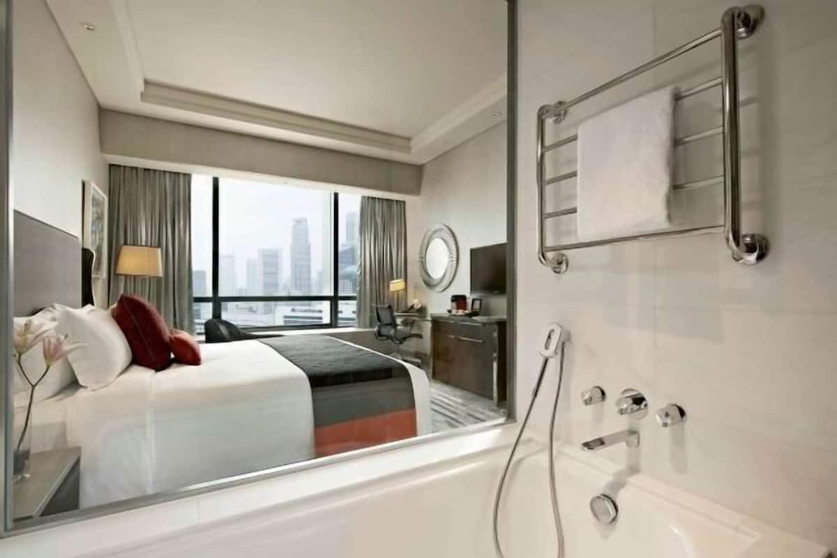 In-room safe, desk, blackout curtains, iron/ironing board