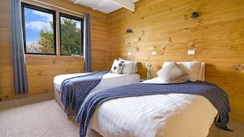 Familien-Ferienhütte, Mehrere Betten, Bergblick