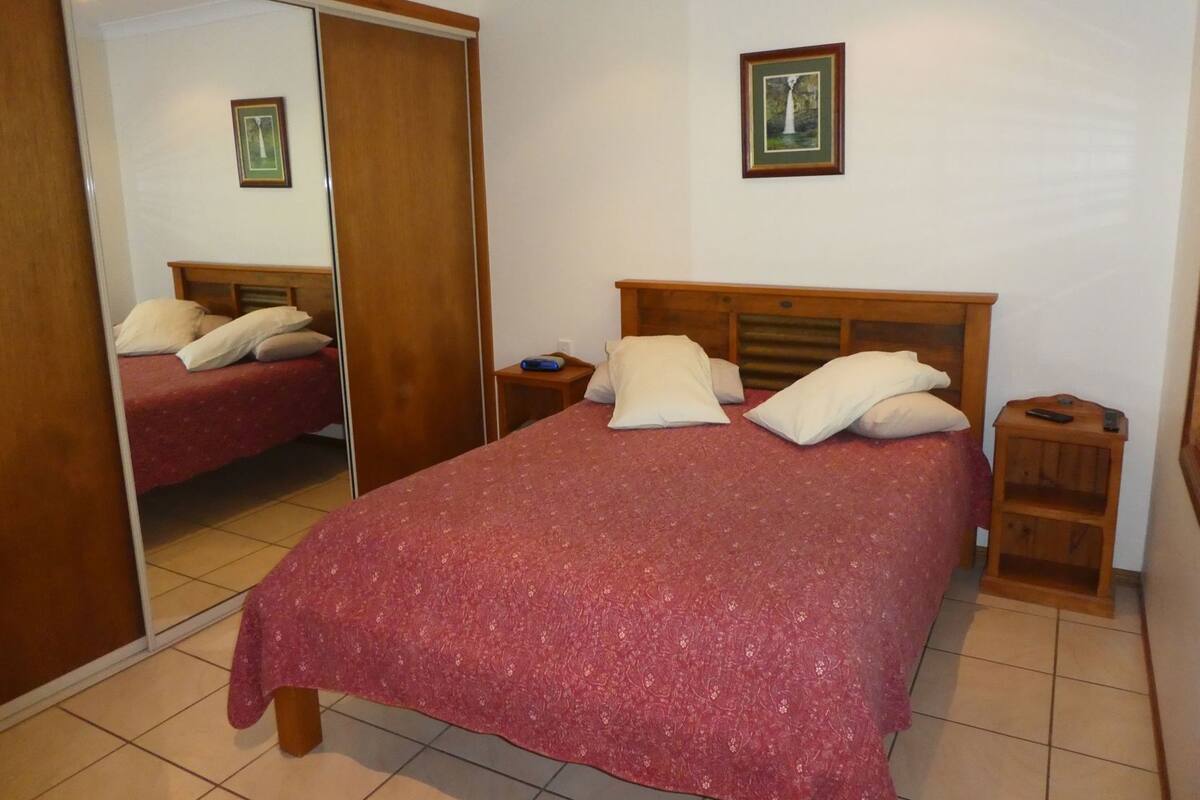 4 bedrooms, blackout drapes, iron/ironing board, WiFi