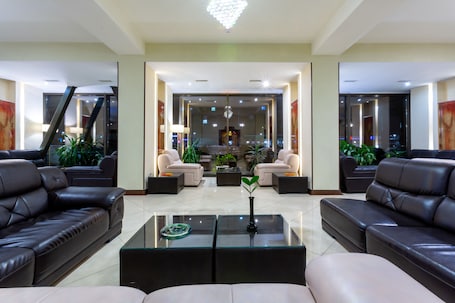 Lobby sitting area. Golden Time Hotel