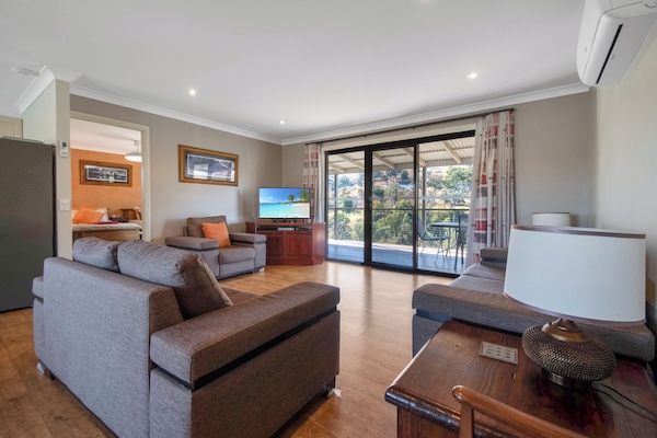 Red Gum Cottage | Living room | TV, DVD player