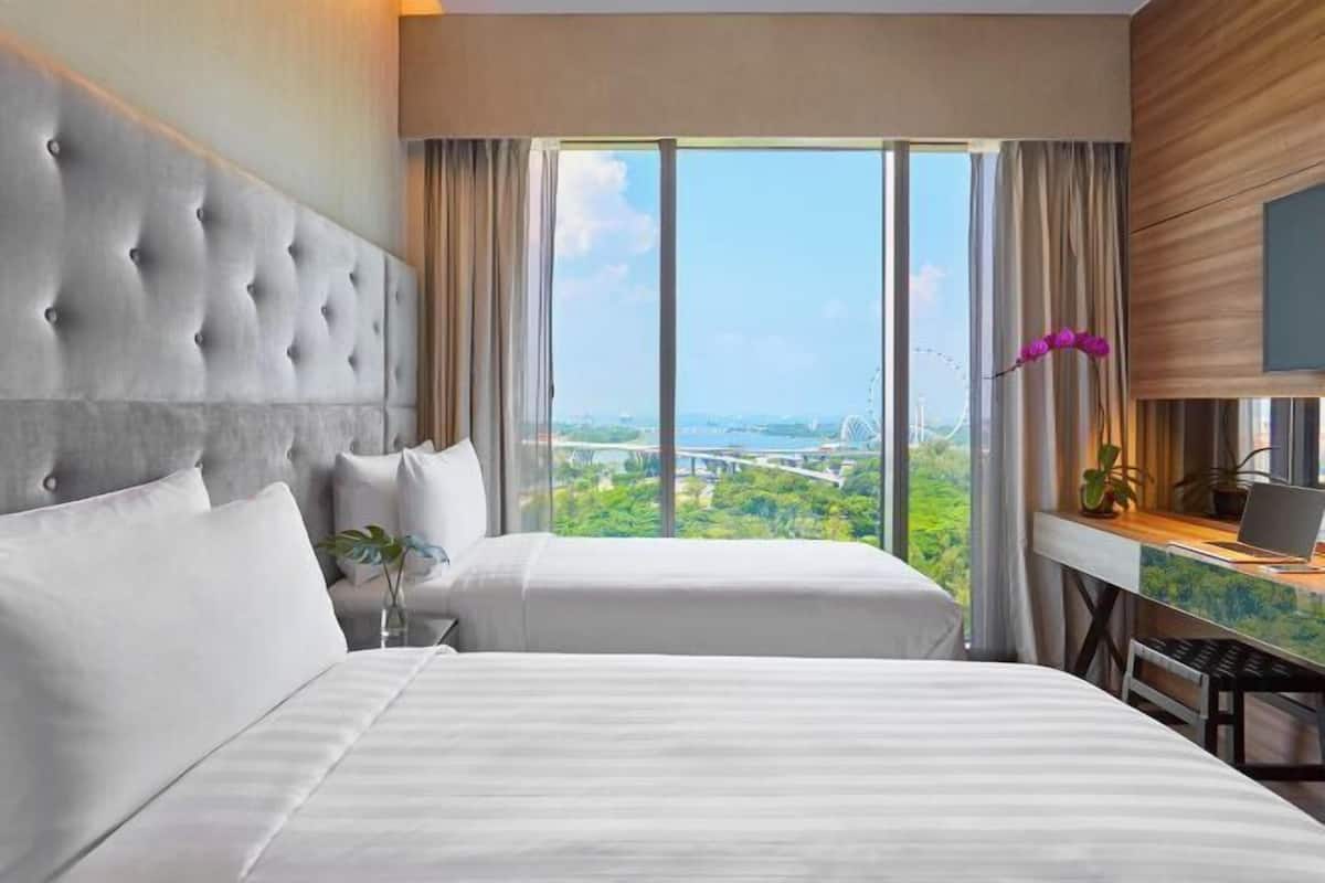 In-room safe, desk, blackout curtains, soundproofing