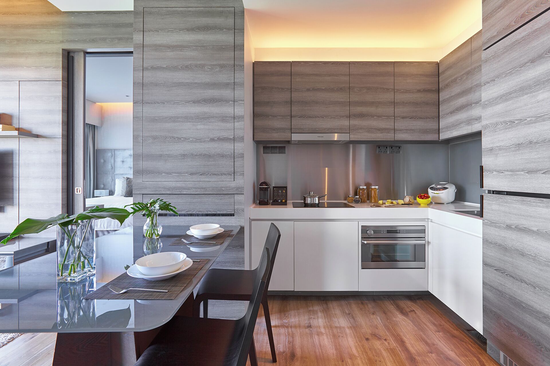 2 Bedroom, Premium | Private kitchenette | Full-sized fridge, microwave, stovetop, espresso maker