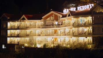 Front of property – evening/night