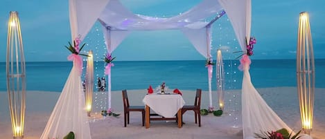 Couples dining