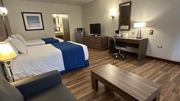 Suite, 2 camas matrimoniales, para no fumadores, refrigerador y microondas | Ropa de cama de alta calidad y camas con pillow-top