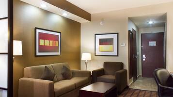 Suite, 1 King Bed, Non Smoking, Microwave (with Sofabed) | Premium bedding, down comforters, minibar, in-room safe