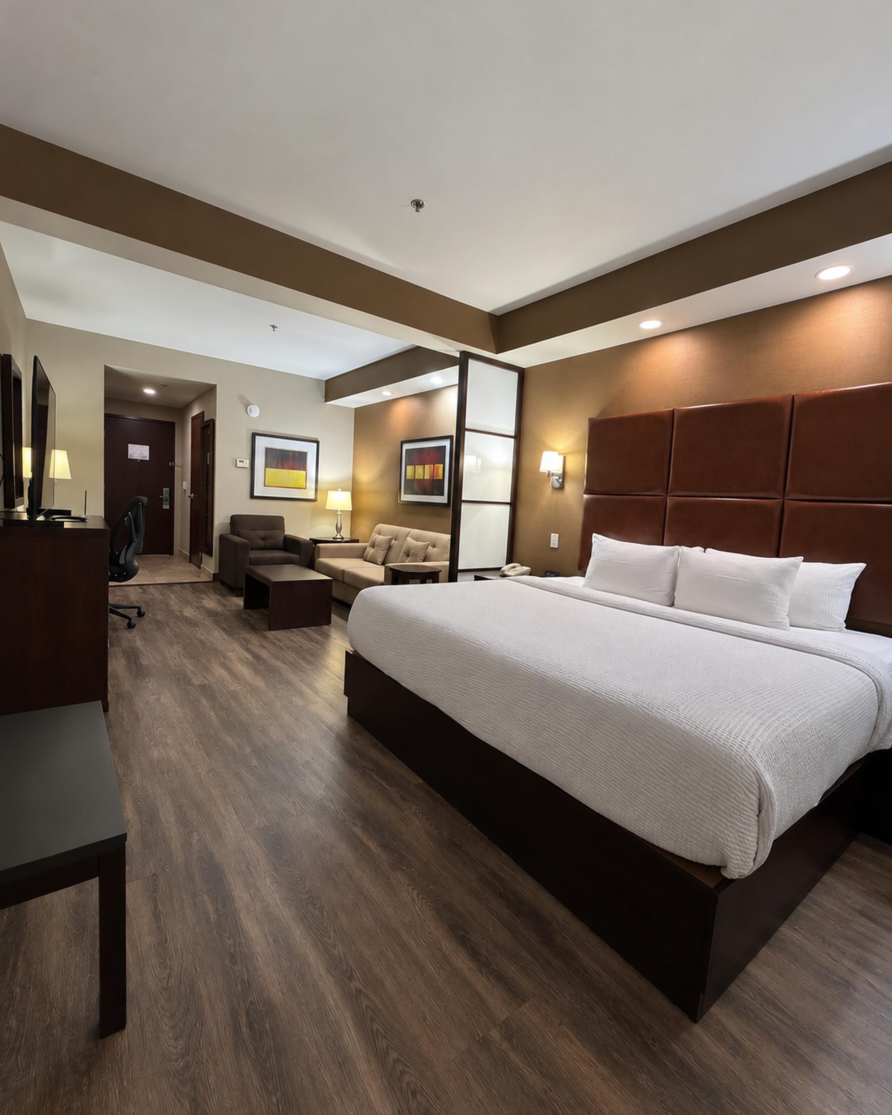 Suite, 1 King Bed, Non Smoking, Microwave (with Sofabed) | Premium bedding, down comforters, minibar, in-room safe