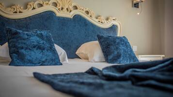 Premium bedding, individually decorated, individually furnished
