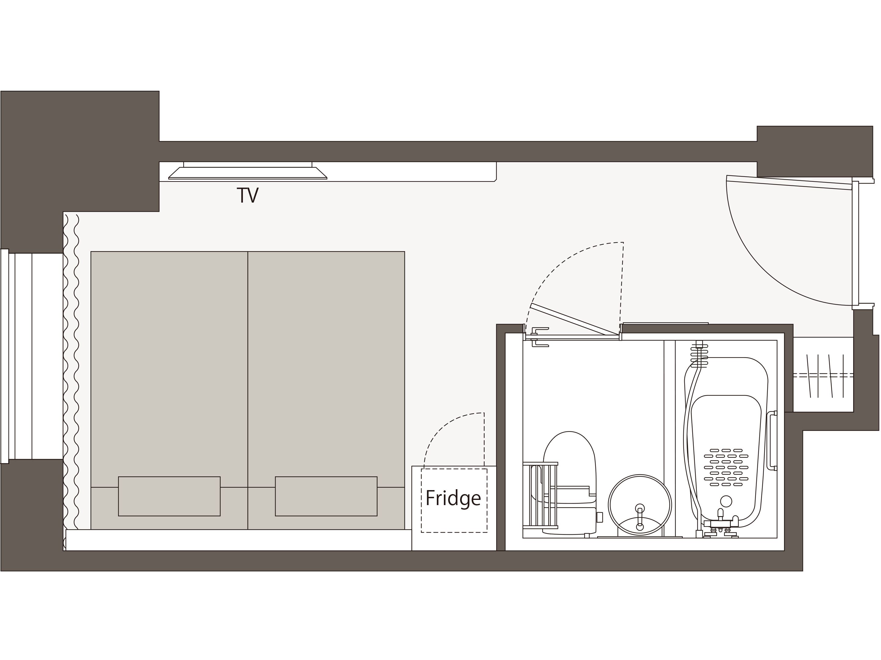 Standard-Zweibettzimmer, Nichtraucher (Renovated on June 14th, 2025)