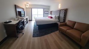 1 chambre, literie de qualité, bureau, rideaux d’obscurcissement