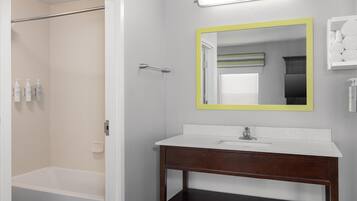 Studio, One King Bed | Bathroom shower