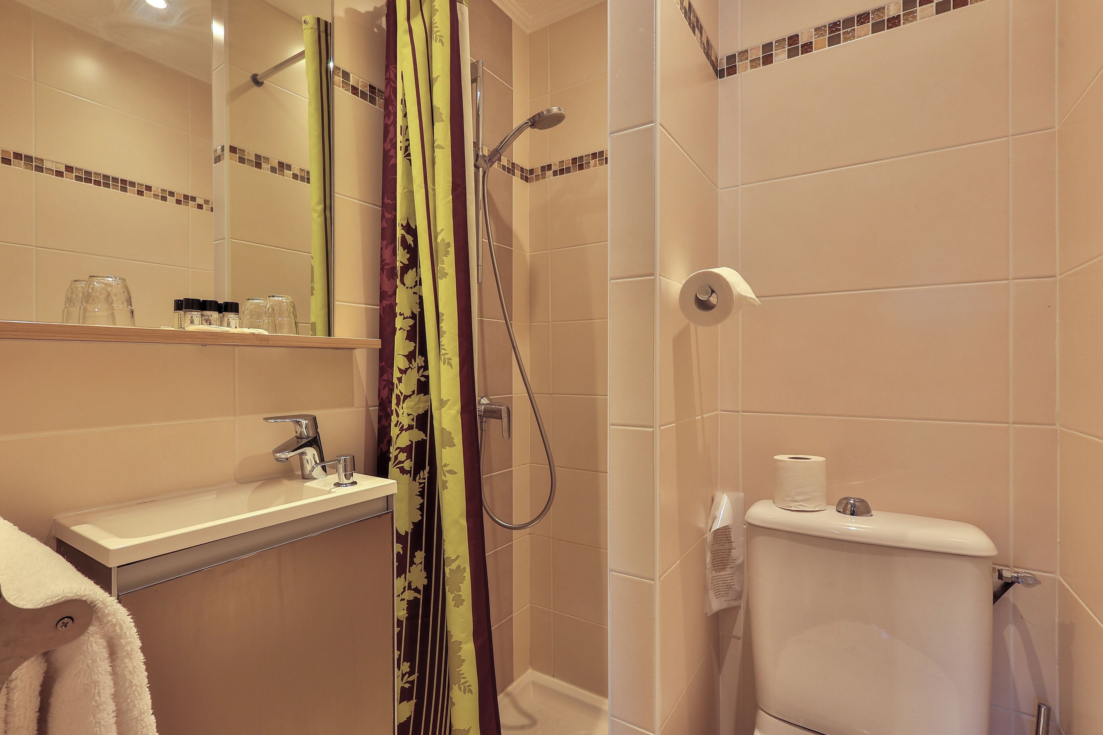 family room | bathroom | hair dryer, towels