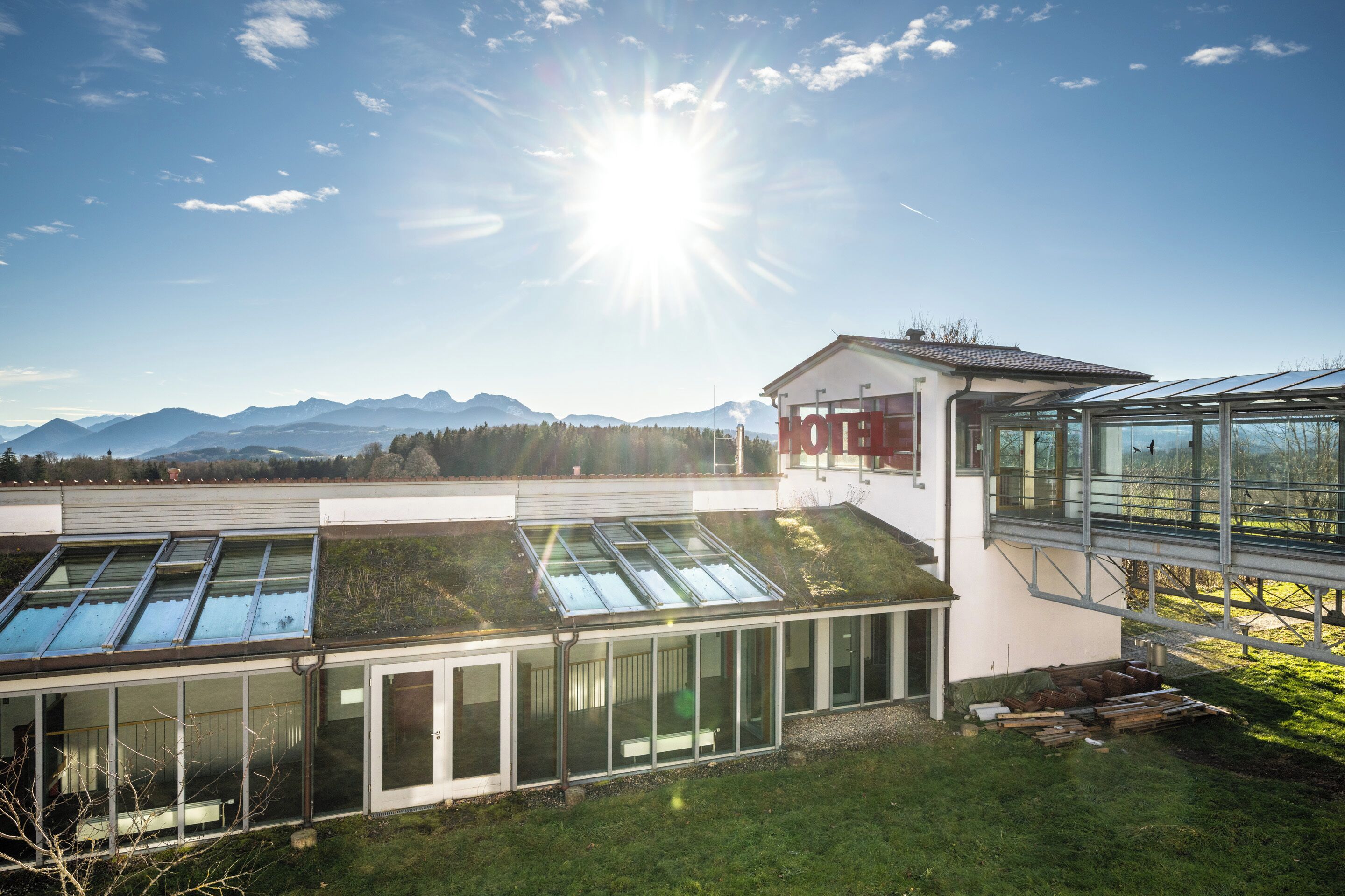 Fassade der Unterkunft