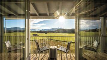 Blick vom Balkon
