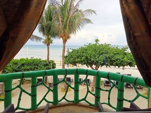 Beach Front Room | Terrace/patio - Marlins Beach Resort (Santa Fe)