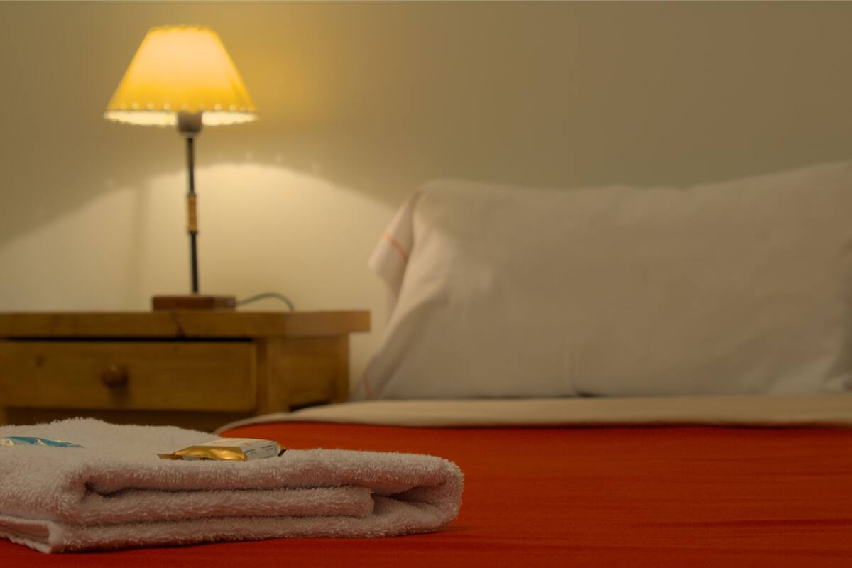 Standard Double Room, 1 Queen Bed, shared bathroom