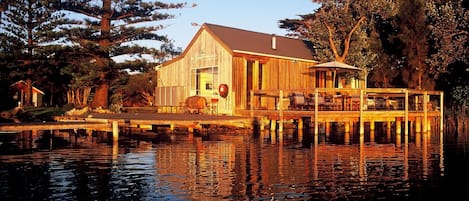 Blick von der Unterkunft