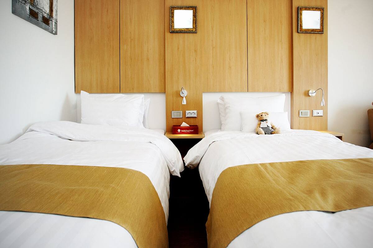 Standard Twin Room, 2 Twin Beds | Premium bedding, in-room safe, desk, blackout drapes