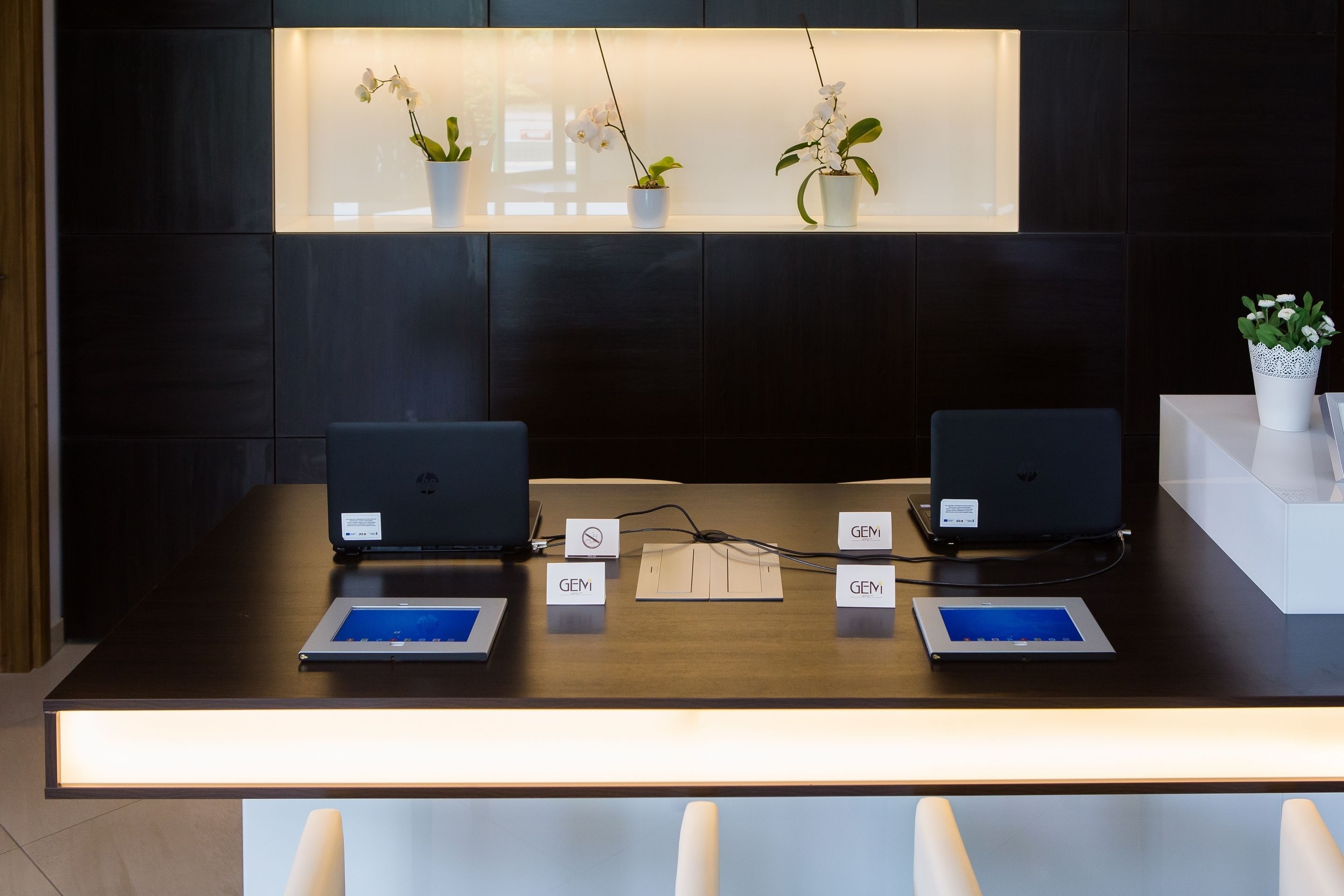 check-in/check-out kiosk