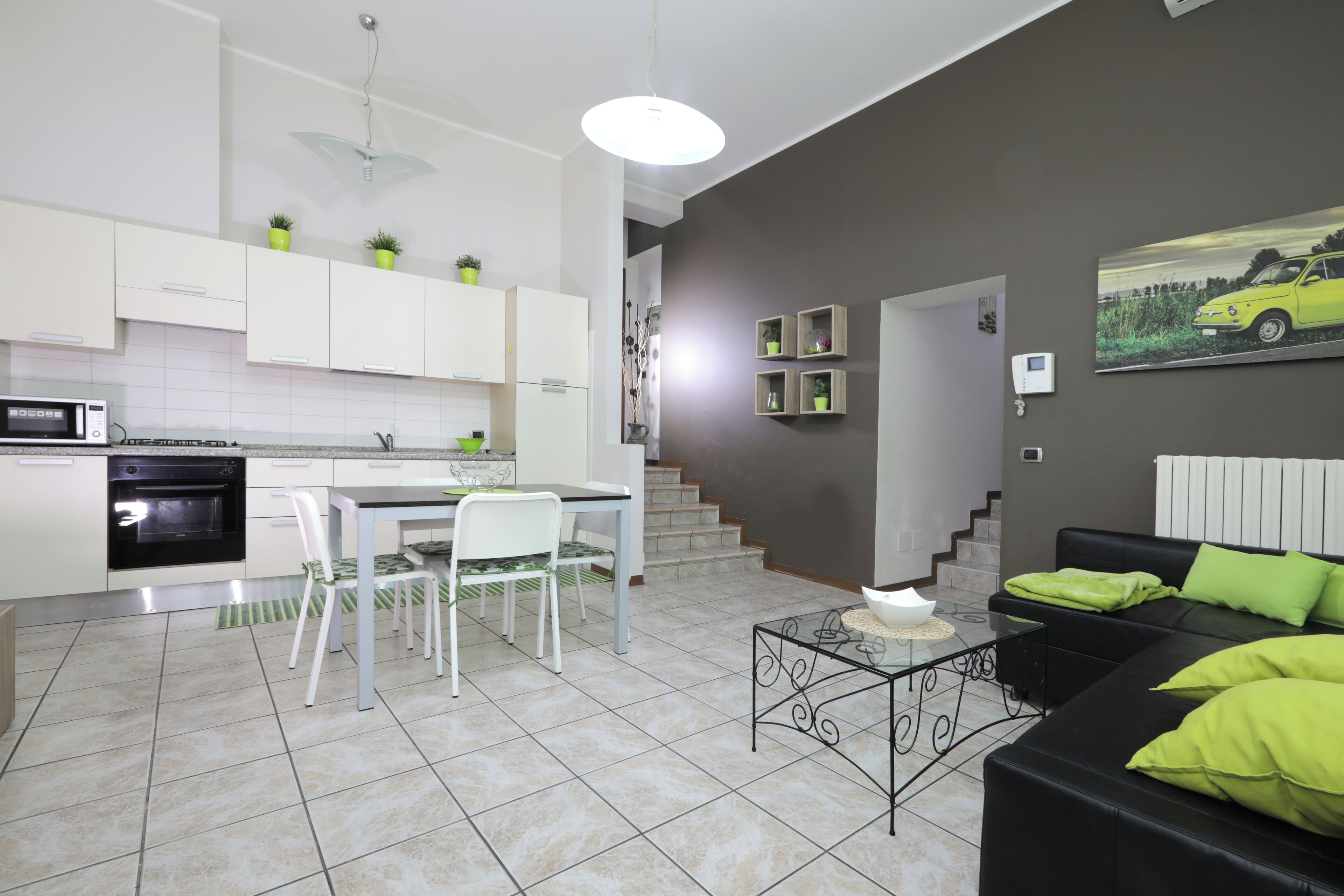 Apartment, 2 Bedrooms, Annex Building (Street level entrance) | Living area | LCD TV