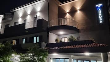 Fassade der Unterkunft