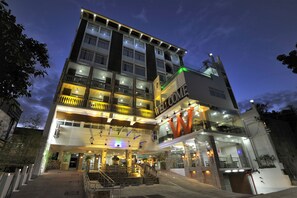 Front of property - evening/night