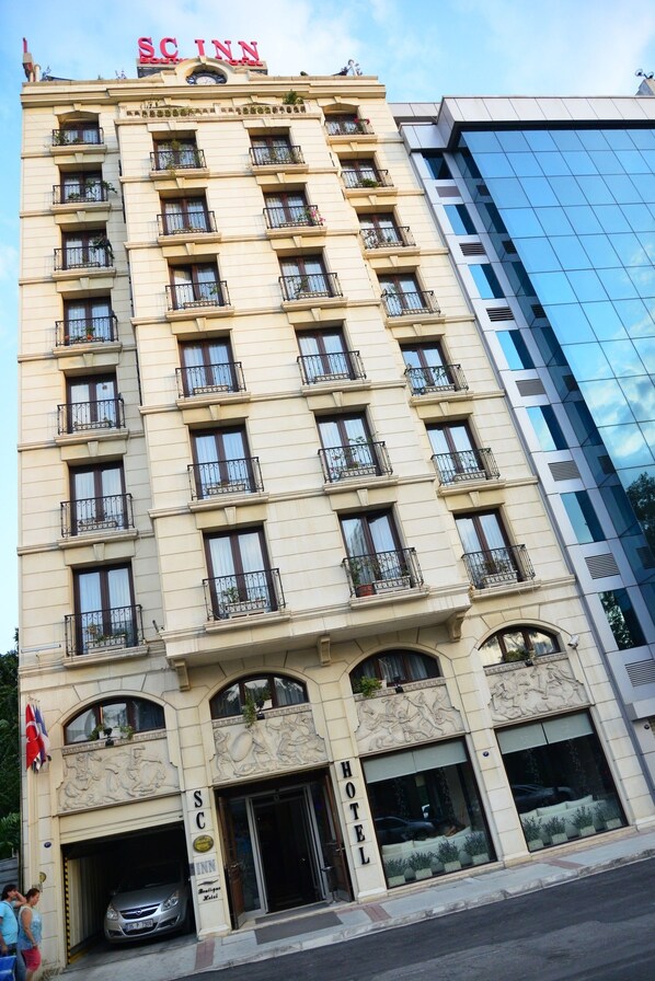 Façade de l’hébergement