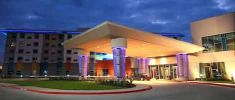 Front of property – evening/night