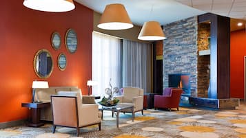 Sitteområde i lobbyen