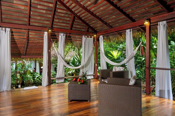 Villa Tambos | View from room - Namuwoki Lodge (Cahuita)