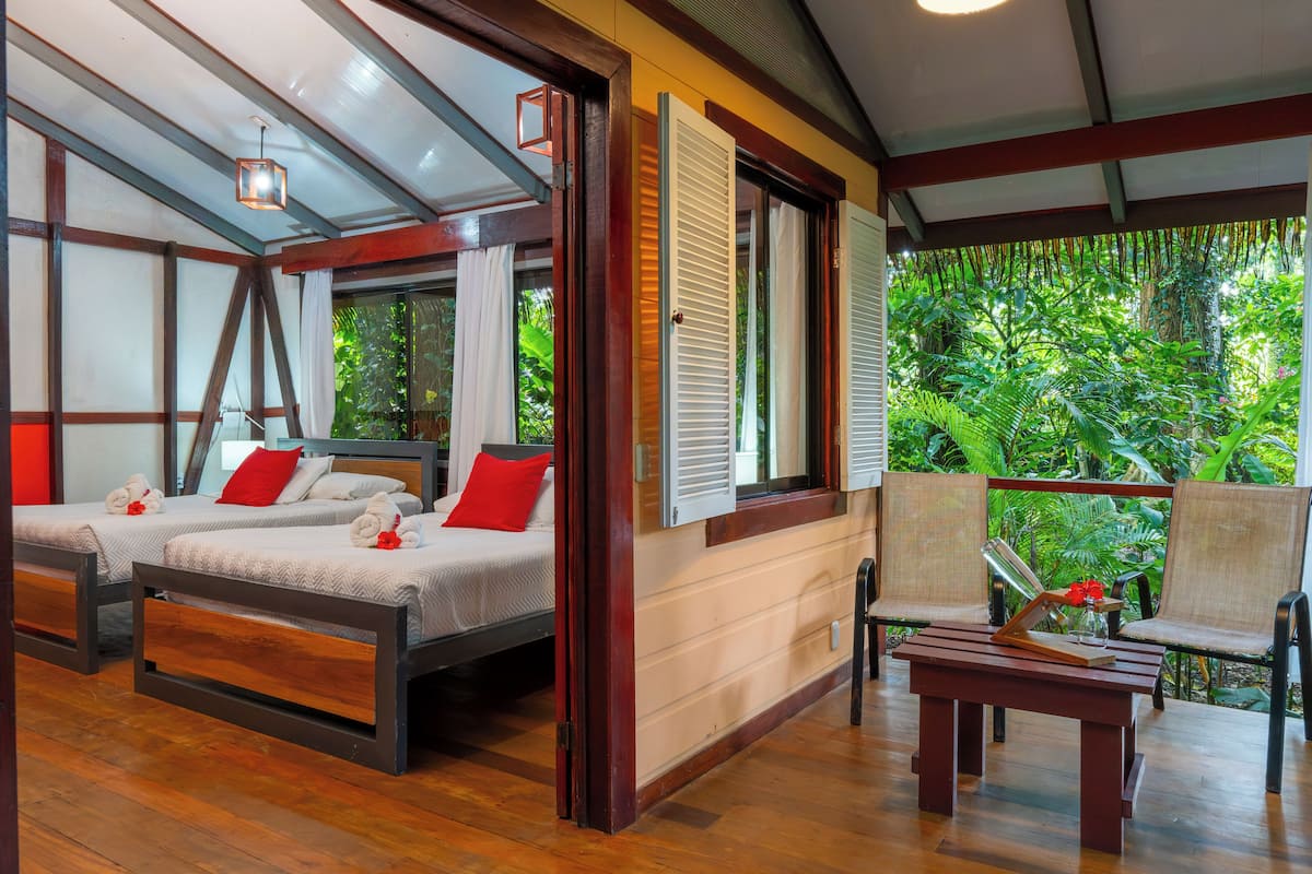 room, 2 queen beds | 1 bedroom, in-room safe, desk, free wifi