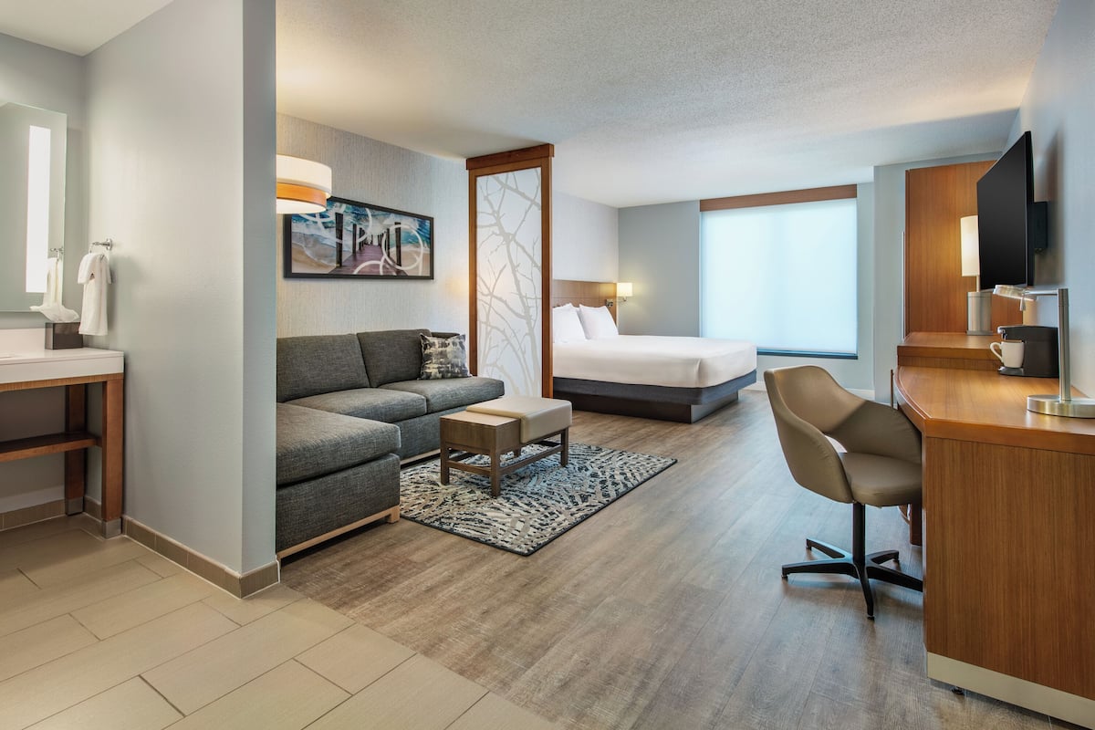 In-room safe, desk, blackout curtains, iron/ironing board