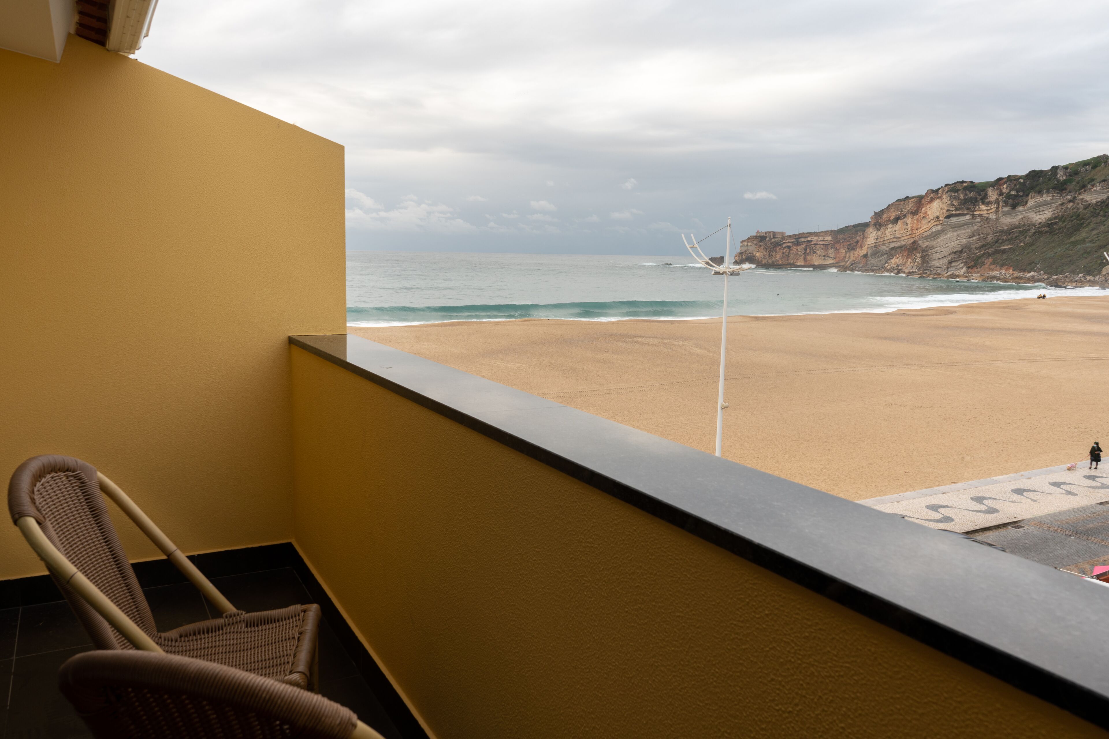 family room, partial ocean view | balcony