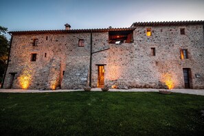 Front of property – evening/night