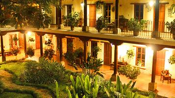 Front of property – evening/night