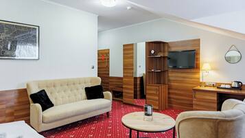 Superior-Doppelzimmer | Hochwertige Bettwaren, Minibar, Zimmersafe, individuell dekoriert