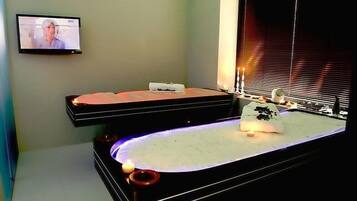 Boblebad, tyrkisk bad/hammam, kropsbehandlinger, body wrap-behandlinger