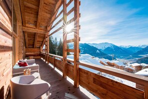Penthouse, 1 King Bed with Sofa bed, Valley View | Balcony view - W Verbier (Bagnes)