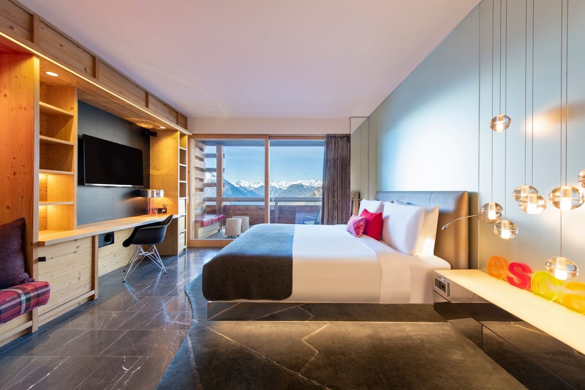 Spectacular Zimmer, 1 King-Bett, bester Ausblick ins Tal