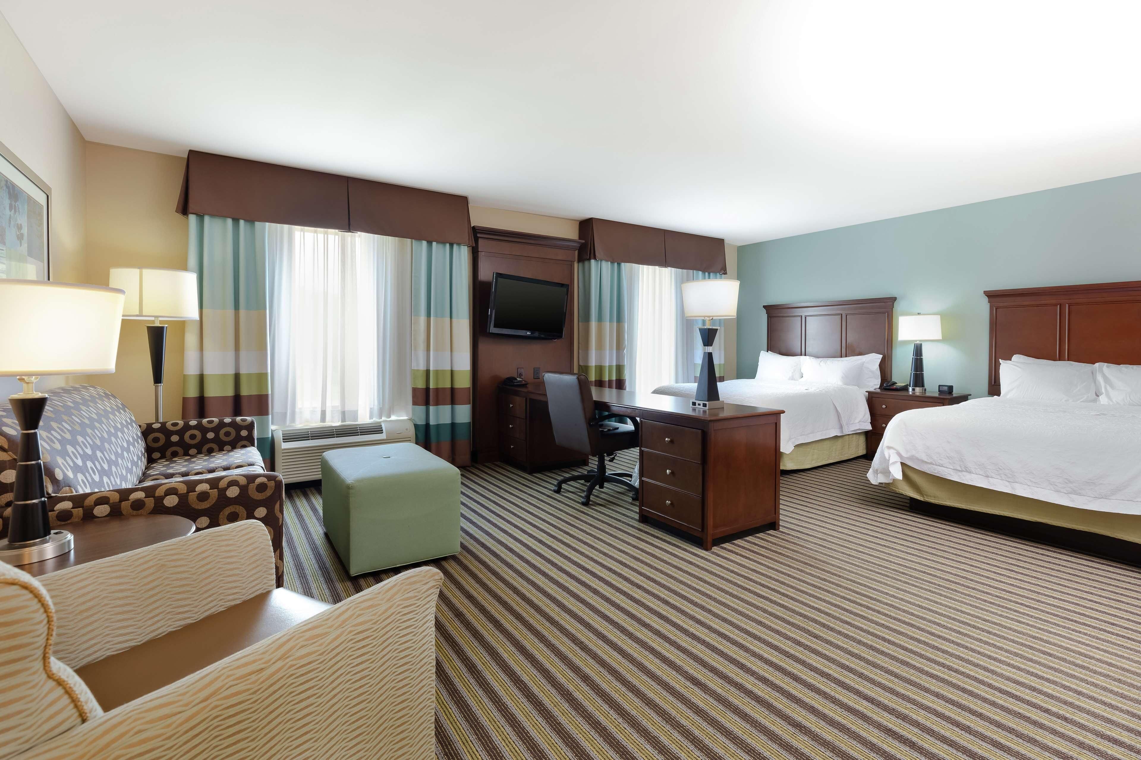 In-room safe, iron/ironing board, WiFi (free), alarm clocks