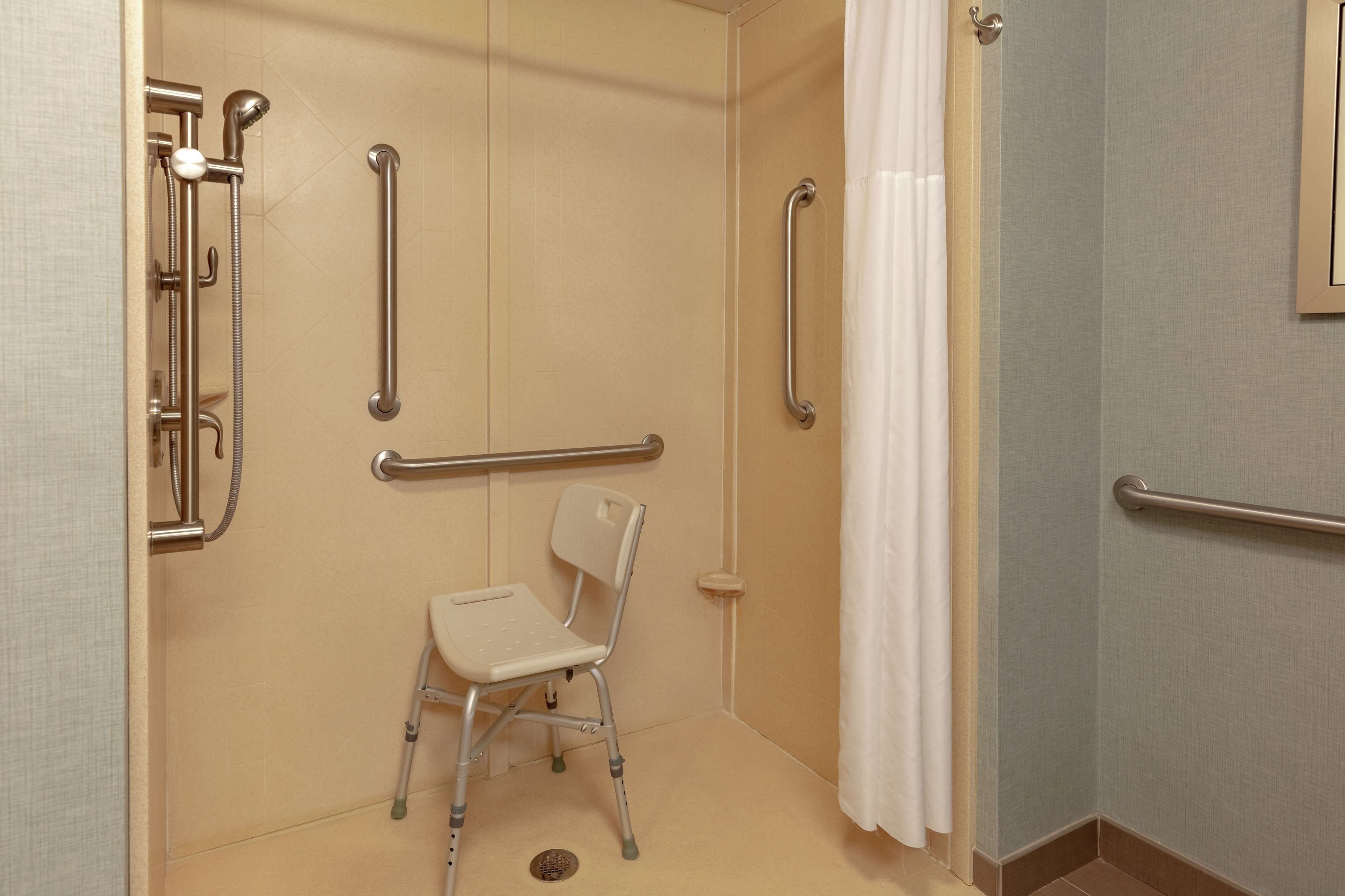 room, 2 queen beds, accessible, non smoking | bathroom | hair dryer, towels