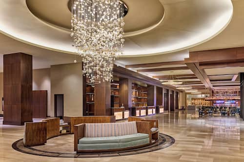 Sala de estar en el lobby