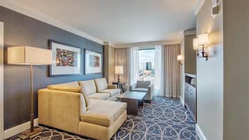 37-inch LCD TV with cable channels, pay movies